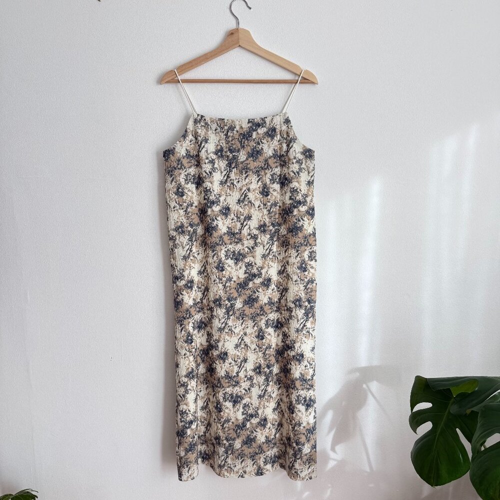 Uma Wang Style Floral Printed Midi Dress